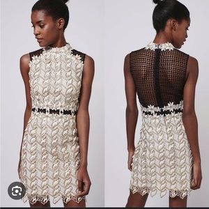 Beautiful Topshop Lace Crochet Dress size US 4